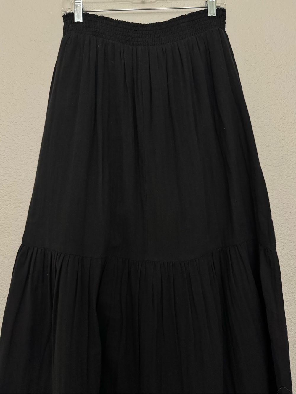 Dizzy Lizzy Black Embroidered Boho Maxi Skirt Size Small - Picture 8 of 12
